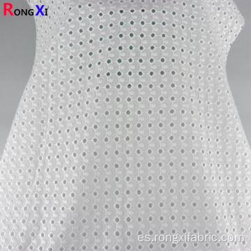Diseño de tela de uniforme de enfermera blanca de algodón